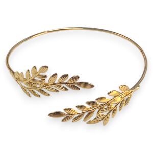 BRAZALETE HOJA  DORADA