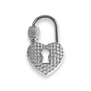 DIJE CORAZON CANDADO