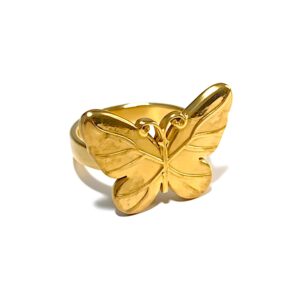 ANILLO MARIPOSA DORADO