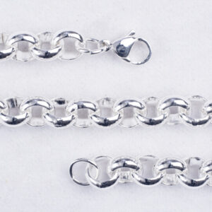 CADENA  ROLO 8.0 SILVER  X 60 CM