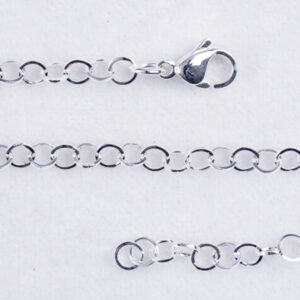 CADENA ROLO 2.0 SILVER 70 CM