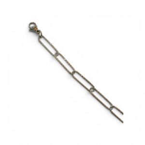 PULSERA ESLABON ALARGADO FACETADO