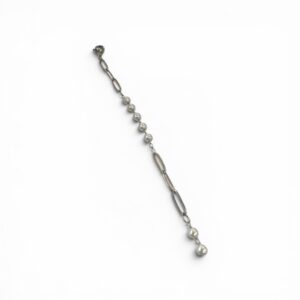 PULSERA PERLITAS + ESLABONES AC C