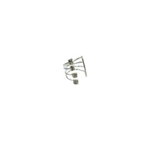 ARO CUFF 4 LINEAS C PIEDRITAS DE COLORES PCIO X UNIDAD