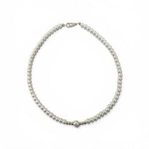 COLLAR PERLA 6MM COMBINADO CON UNA PERLA DE 8MM