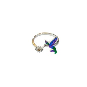 ANILLO COLIBRI CON MARGARITA
