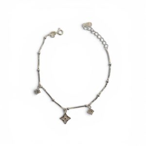 PULSERA CUBIC Y FLOR VC