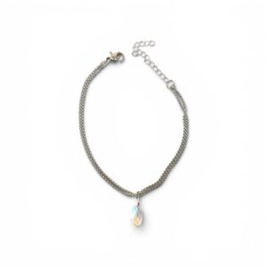 PULSERA DOBLE CON DIJE TIPO CRISTAL