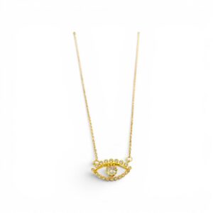 COLLAR OJITO CON PIEDRAS