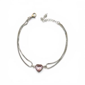 PULSERA VENECIANA DOBLE  CON CENTRO SUSANO