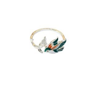 ANILLO COLIBRI CON CUBIC