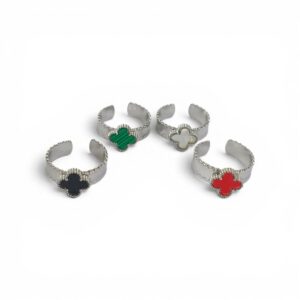ANILLO TREBOL COLORES