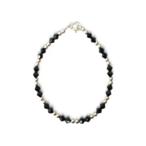 PULSERA SWK 2X2 CRISTAL Y BOLITA