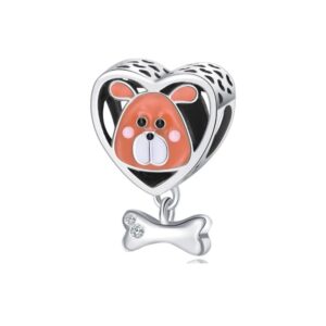 CHARMS CORAZON PERRITO Y HUESITO