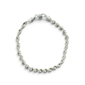 PULSERA TORZADA FACETADA