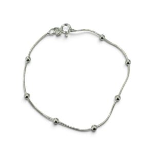 PULSERA COLITA DE RATON CON BOLITAS