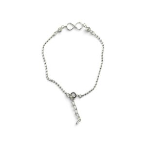 PULSERA PELOTITAS CON CENTRO INFINITO