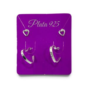 MATCH DE AROS CORAZÓN