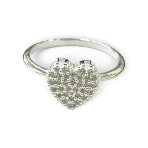 ANILLO CORAZON MICROPAVE