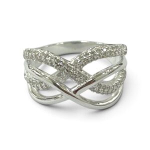 ANILLO TRENZADO MICROPAVE