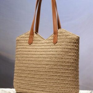 BOLSO RAFIA CON TIRAS ECOCUERO